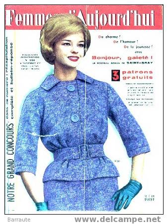 Femmes D´aujourd´hui Du 10/11/1960 N° 810  .Sandra MILO . - Mode