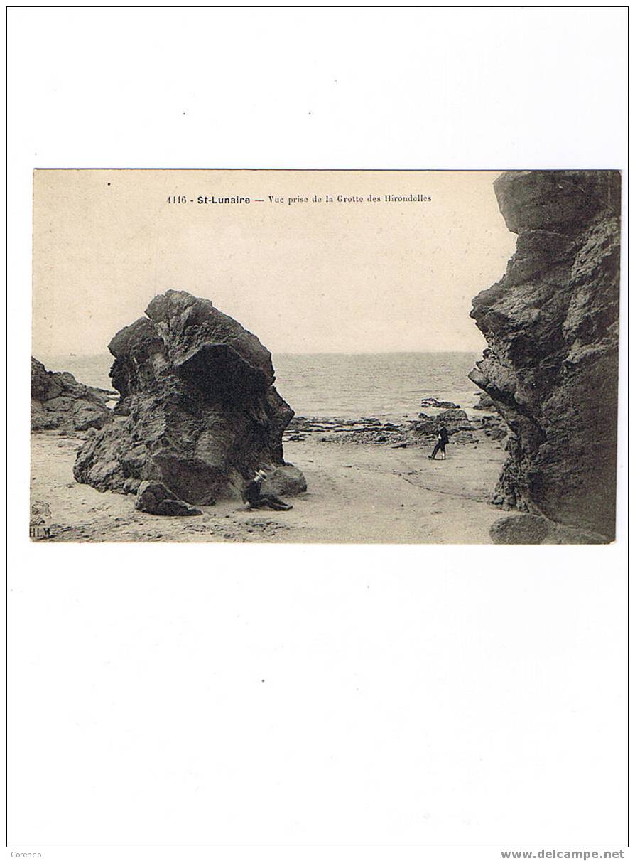 35  SAINT LUNAIRE   Grotte Des Hirondelles   Non écrite - Saint-Lunaire