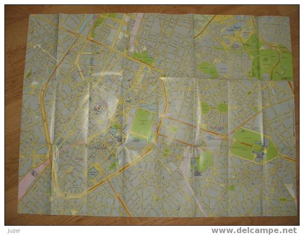 Belgium: Map Of Brussels (1999) - Topographische Kaarten