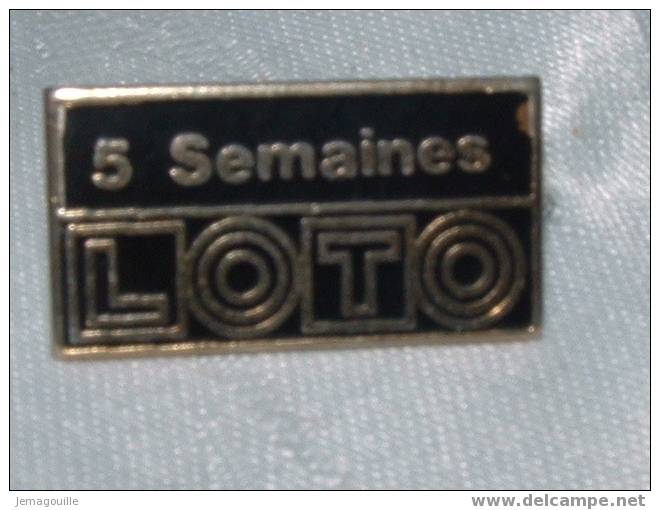 PIN'S - LOTO 5 Semaines - Casinos