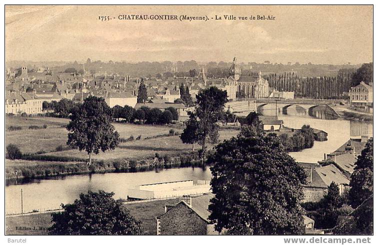 CHÂTEAU GONTIER - La Ville, Vue De Bel-Air - Chateau Gontier