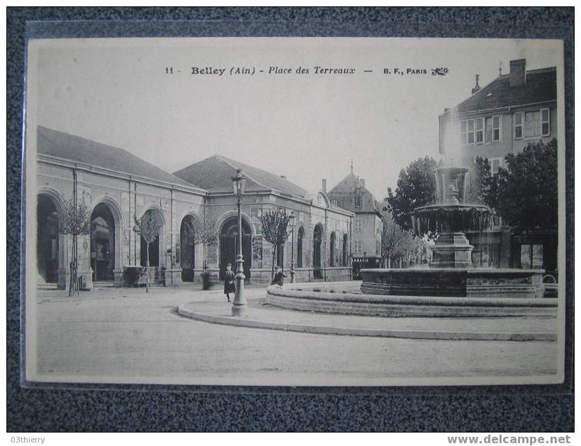 CPA-01-BELLEY-PLACE DES TERREAUX-SUPERBE- - Belley