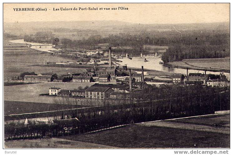 VERBERIE - Les Usines De Port-Salut Et Vue Sur L´Oise - Verberie