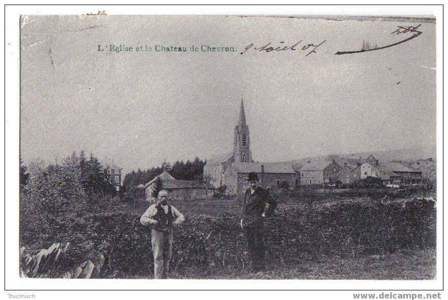 9551 -L' Eglise Et Le Château De CHEVRON - Stoumont