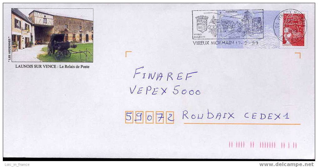 "mail Coach ""PAP"" Stationery France  48" - Postkoetsen