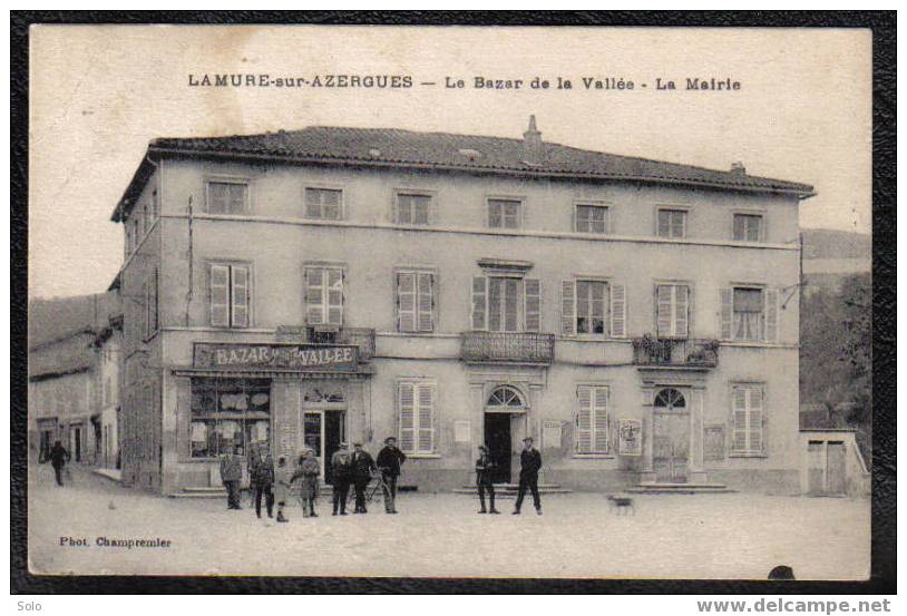 LAMURE SUR AZERGUES - Le Bazar De La Vallée - La Mairie - Lamure Sur Azergues