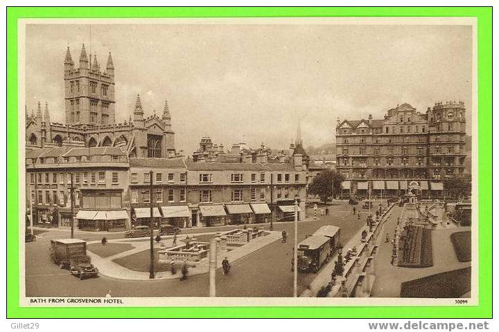 BATH, UK  - VIEW FROM GROSVENOR HOTEL - ANIMATED - - Bath