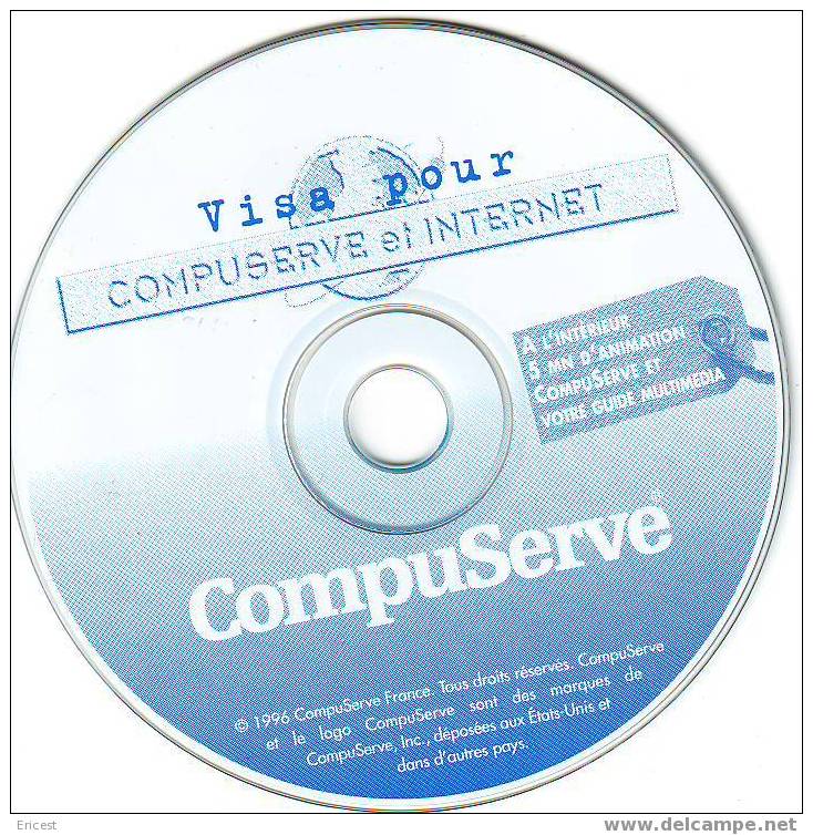 CD SEUL VISA POUR COMPUSERVE - Internetaansluiting