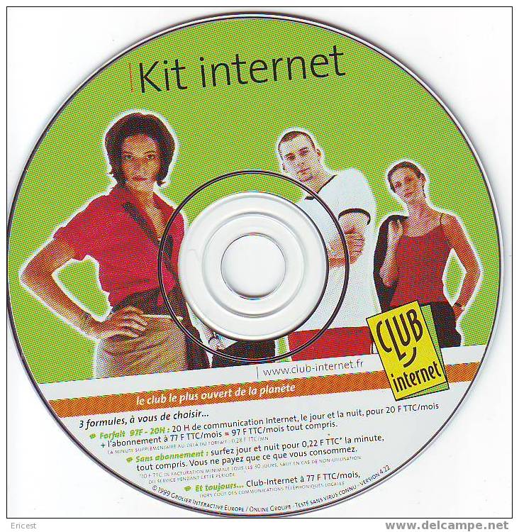 CD SEUL CLUB INTERNET 3 FORMULES - Internetanschluss-Sets