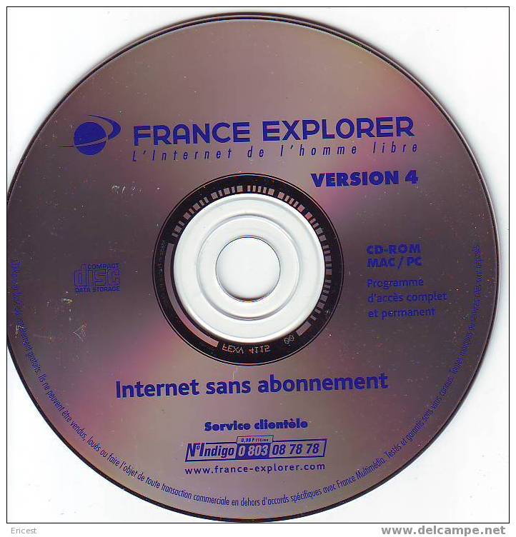 CD SEUL FRANCE EXPLORER VERSION 4 - Internetaansluiting