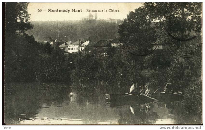 Montmédy-Haut - Bateau Sur La Chiers -1921 - Montmedy