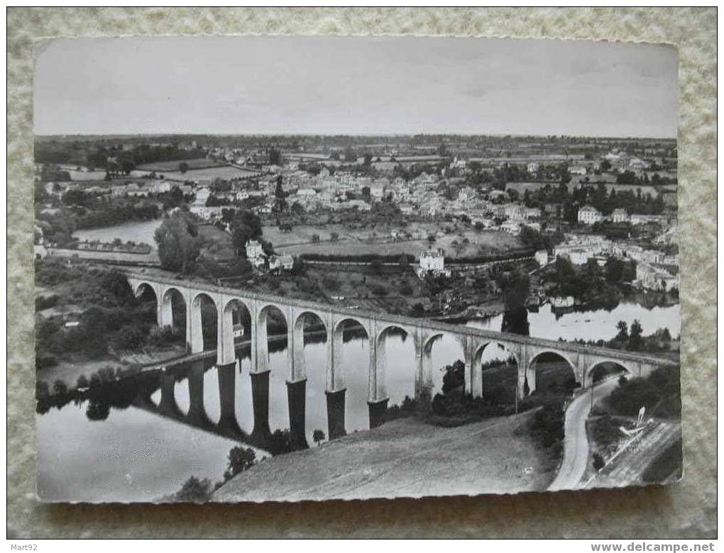 86 L ISLE JOURDAIN  VUE GENERALE LE VIADUC - L'Isle Jourdain