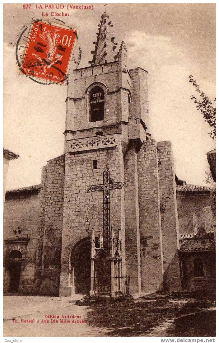 84 LAPALUD Eglise, Clocher, Ed Revoul 677, 1914 - Lapalud