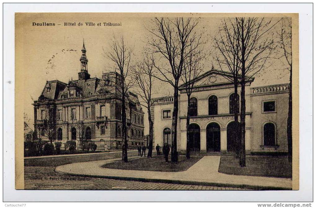 K2 - DOULLENS - Hôtel De Ville Et Tribunal (1927) - Doullens