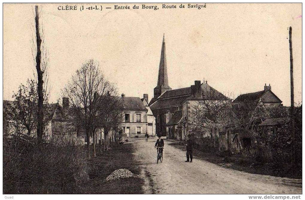 CLERE - ENTREE DU BOURG ROUTE DE SEVIGNE - Cléré-les-Pins