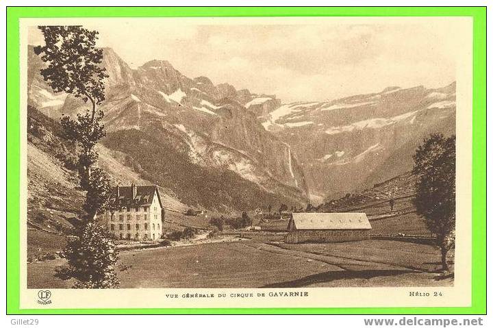 GAVARNIE (65) - VUE GÉNÉRALE DU CIRQUE DE GAVARNIE - ÉDITIONS, LABOUCHE FRÈRES - HÉLIO - - Argeles Gazost