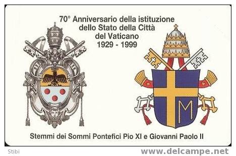 Vatican - 58 - 70. Istituzone Stato Vaticano - 16.000ex - Vatican