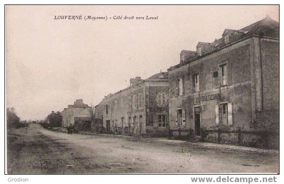 LOUVERNE MAYENNE COTE DROIT VERS LAVAL - Louverne