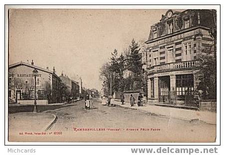 CPA 88 RAMBERVILLIERS - Avenue Felix Faure - Rambervillers