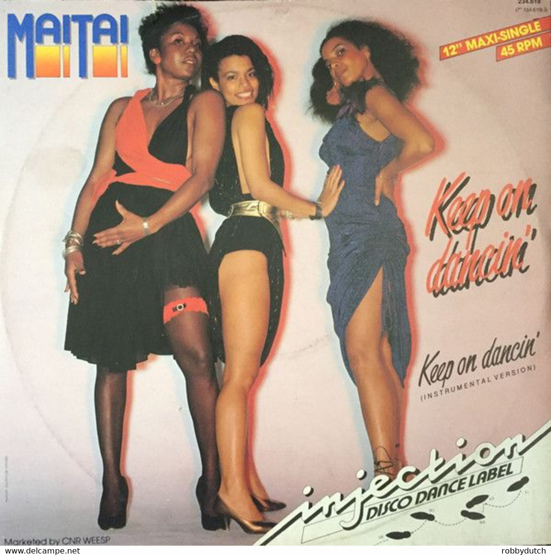 * 12" * MAI TAI - KEEP ON DANCIN' (Holland 1983 Ex-!!!) - 45 G - Maxi-Single