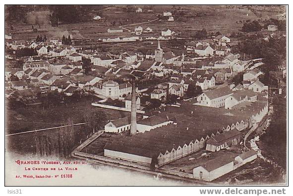 Dép 88 - A865 - Usine - Granges Sur Vologne - Le Centre De La Ville - Bon état - Granges Sur Vologne