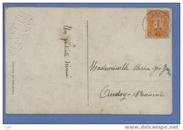 108 Op Kaart Met Stempel DAVE - 1912 Pellens