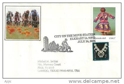 Encouraging Cycling !  Ville D'Elkhart_Iowa - Event Covers