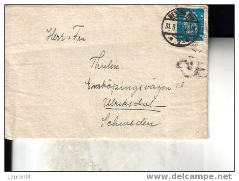 1 German Cover Posted From Germany To Sweden / 1 Enveloppe D´Allemagne Poster Vers La Suede - Otros & Sin Clasificación