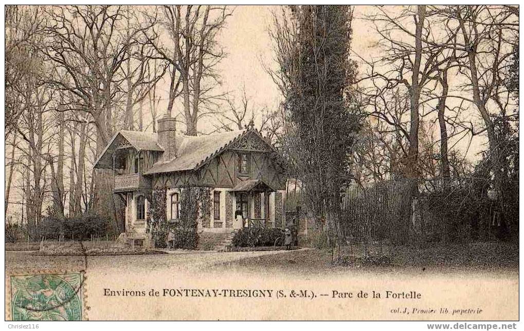 77 FONTENAY TRESIGNY Parc De La Fortelle  Beau Plan - Fontenay Tresigny