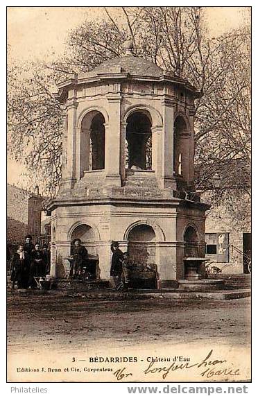 BEDARRIDES CHATEAU D EAU  1905 - Bedarrides