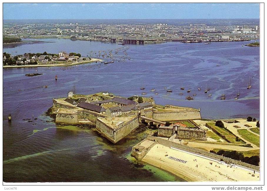 PORT LOUIS  -   Vue Aérienne De La Plage Et De La Citadelle  -  N°  4 - Port Louis