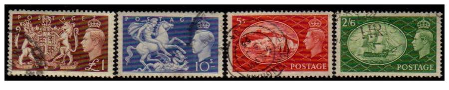 GREAT BRITAIN    Scott: # 286-9   VF USED - Usati