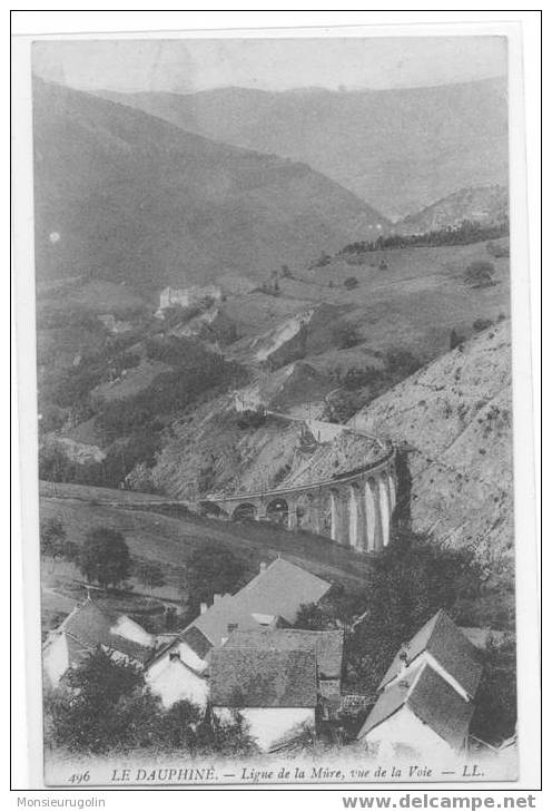 38 ) Environs De LA MURE, Vue De La Voie, LL 496 - La Mure