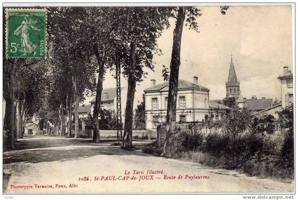 SAINT-PAUL CAP DE JOUX - ROUTE DE PUYLAURENS - Saint Paul Cap De Joux