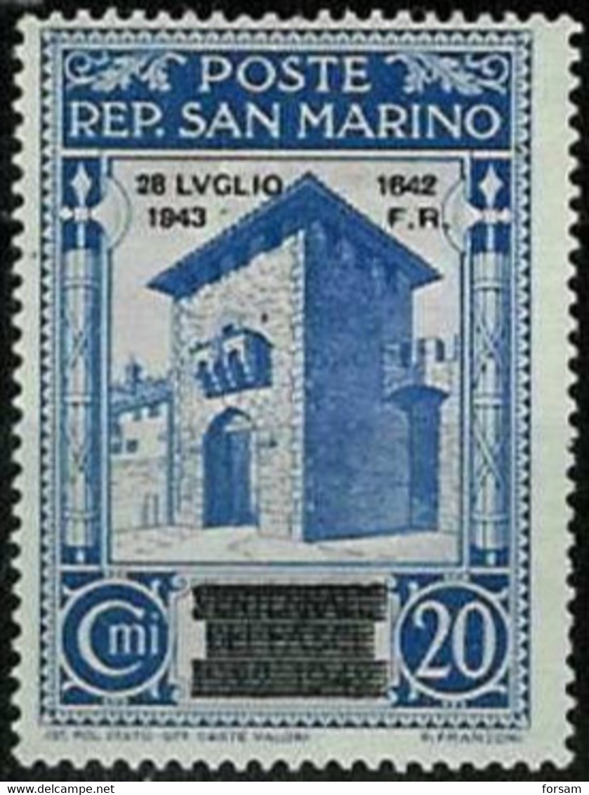 SAN MARINO..1943..Michel # 273...MLH. - Ungebraucht