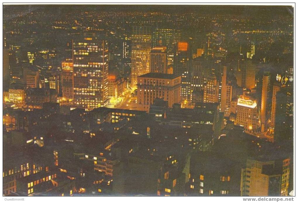 Brésil.São Paulo.Vue De Nuit.années 70. - São Paulo