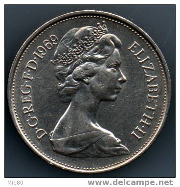 Grande-Bretagne 10 Pence 1969 Sup - 10 Pence & 10 New Pence