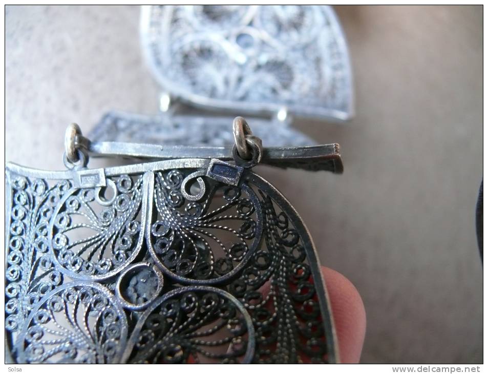 Ancien Bracelet Russe En Argent/ Old Russian Bracelet Silver - Ethniques