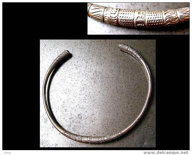 Torque Indien / Indien Silver Neck Ring - Ethniques