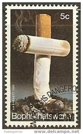 BOPHUTHATSWANA 1980 CTO Stamp(s) Anti Smoking 55 #2571 - Drogen