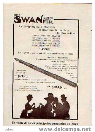 Encart Sur Les Stylos SWAN - Pens