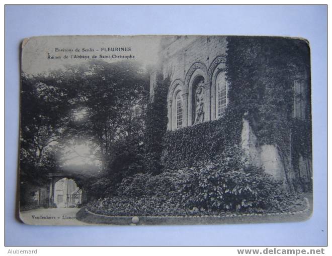 FLEURINES . Ruines De L'Abbaye St - Christophe. - Attichy