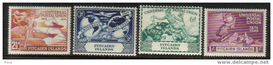 PITCAIRN  ISLANDS SET OF 4  UPU 75 YEARS MINT 1949  SG13-16  HIGH CV !! SPECIAL PRICE !! READ DESCRIPTION !! - Pitcairneilanden