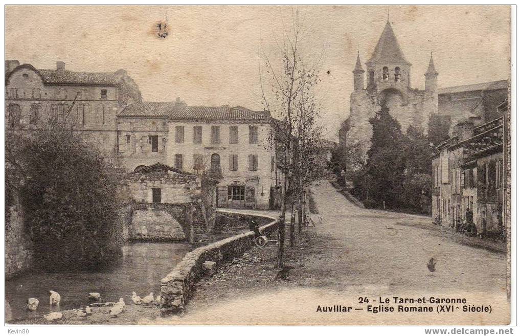 82 AUVILLAR Eglise Romane (XVI é Siécle) - Auvillar