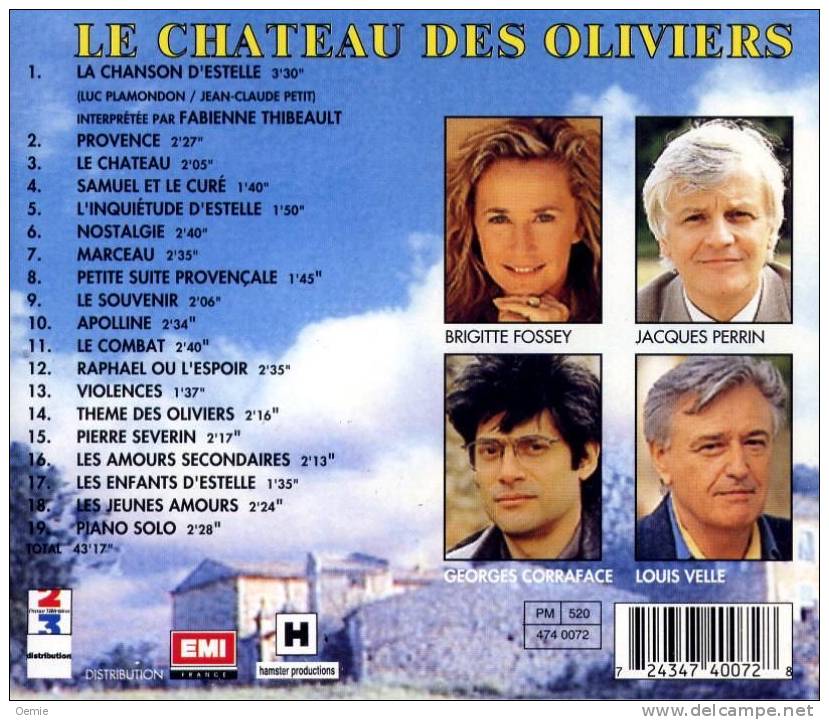 LE  CHATEAU  DES  OLIVIERS - Soundtracks, Film Music