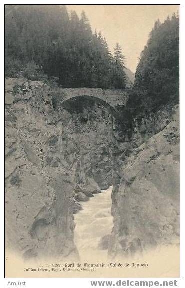 Canton Du Valais  Pont De Mauvoisin  (vallée De Bagnes) - Bagnes