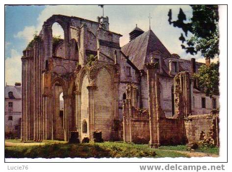 Abbaye De SAINT WANDRILLE - Ruines De L´églse, Vues Du Choeur - Saint-Wandrille-Rançon