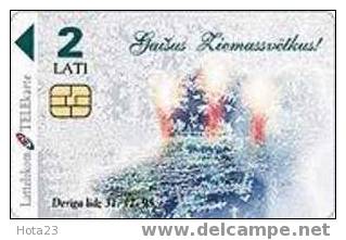 Latvia-Christmas-2 Ls-1997y - Lettonia