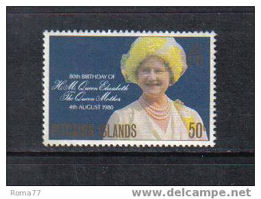 1009 - PITCAIRN, 1980 : 80th Birthday Of Queen Mother  *** - Pitcairneilanden