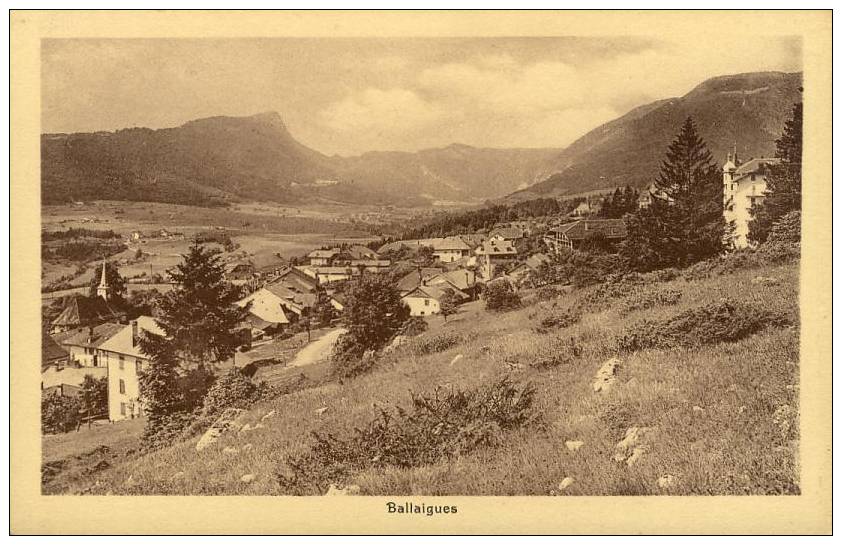 SUISSE - BALLAIGUES - Ballaigues